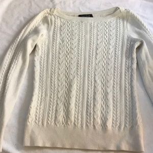 Cable knit sweater